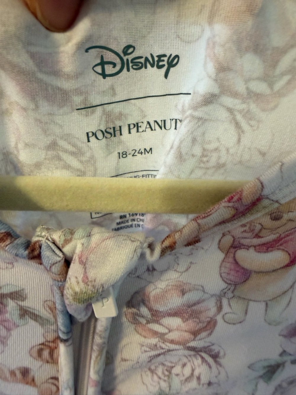 Posh Peanut Pink Winnie the Pooh Floral convertible one piece - Picture 11 of 17